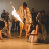 3FREE pristatymas: tarptautinės menininkų grupės NON GRATA performansas. Domo Rimeikos nuotr.