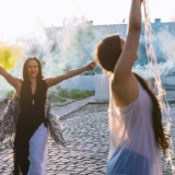 3FREE pristatymas: tarptautinės menininkų grupės NON GRATA performansas. Domo Rimeikos nuotr.