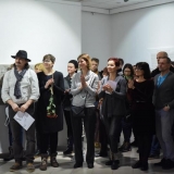 Atidarant parodą. Ingridos Mockutės-Pocienės nuotr.