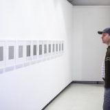 Parodos „Išlaukti vaizdai“ atidarymas. Remigijaus Treigio ciklas „Žiemos dienoraštis“ (fotografija, 2017–2018 m.). Nerijaus Jankausko nuotr.