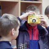 Projektas „Animacijos karavanas. Aš ir mano superherojus“. Rūtos Petniūnaitės nuotr.