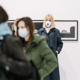 Arvydo Palevičiaus parodos „Tarp fizikos ir metafizikos“ pristatymas. Domo Rimeikos nuotr.