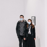 Arvydo Palevičiaus parodos „Tarp fizikos ir metafizikos“ pristatymas. Domo Rimeikos nuotr.