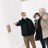 Arvydo Palevičiaus parodos „Tarp fizikos ir metafizikos“ pristatymas. Domo Rimeikos nuotr.