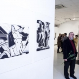 Augustino Virgilijaus Burbos paroda „Smėlio žmonės“. Nerijaus Jankausko nuotr.