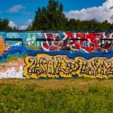 Sienų tapybos kūrinio fragmentas. Žilvino Danio nuotr.