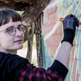 Menininkė Anna Dzerve. Žilvino Danio nuotr.