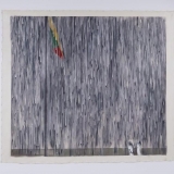 Eglė Ridikaitė. Lapcės arba negalėjimas apsispręsti. 2018 m., aerozoliniai dažai, drobė, silikonas. Nerijaus Jankausko nuotr.