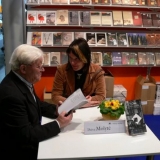 Knygų mugeje. Su Algimantu Čekuoliu. Asmeninio archyvo nuotr.