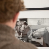 Rimaldo Vikšraičio fotografijų paroda „Vienkiemių godos“. Ingridos Mockutės-Pocienės nuotr.