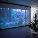 Patricija Gilytė, „ORBIS. loop 365°“ (eglutė, motoras, 2016 m.). Nerijaus Jankausko nuotr.