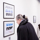 Garso komiksų paroda „Truputis diskurso“. Nerijaus Jankausko nuotr.