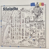 PLANAS. Klaipėdos senamiesčio planas Tiltų gatvėje. „Vakarų ekspreso“ archyvo nuotr.