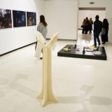 Tornike Chapodze, \"Struktūrinis sodas\", 2012. Irine Jibuti, „Neatskleistos gamtos paslaptys“, 2016. Gigi Guledani,„Levitacija“, 2016. Nerijaus Jankausko nuotr.