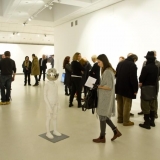 Gruzijos šiuolaikinio meno parodos „Spying Future / Spėjant ateitį“ atidarymo akimirkos. Nerijaus Jankausko nuotr.