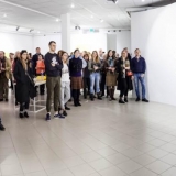 Ingos Likšaitės paroda „Namai. 12 valandų ore ir 6000 metrų pakartojant dygsnį“. Nerijaus Jankausko nuotr.