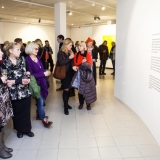 Ingos Likšaitės paroda „Namai. 12 valandų ore ir 6000 metrų pakartojant dygsnį“. Nerijaus Jankausko nuotr.