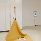 Irma Leščinskaitė, „Vincenta“, piešinys, instaliacija. 2019 m. Andriaus Kasmočiaus nuotr.