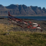 Irmos Leščinskaitės objektai ir peizažo linijos. KKKC meno rezidentų nuotr.