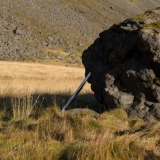 Irmos Leščinskaitės objektai ir peizažo linijos. KKKC meno rezidentų nuotr.