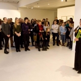 Jūratės Stauskaitės parodos atidarymo akimirkos. Nerijaus Jankausko nuotr.