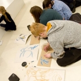 Jūratės Stauskaitės parodos atidarymo akimirkos. Nerijaus Jankausko nuotr.