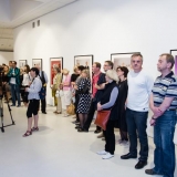 Parodos pristatymo KKKC Parodų rūmuose akimirkos. Nerijaus Jankausko nuotr.