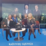 Klaipėdos kūrėjus pristatantys autobusai. Organizatorių nuotr.