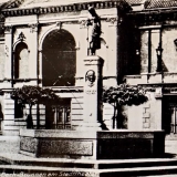 Teatro centrinis rizalitas. XX a. pr. Vilniaus regioninio valstybės archyvo nuotr.