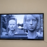 Laima ir Darius Antonovai. Fonas. Subjektas. Vaizdo įrašas, gipsas, 2020. Ingridos Mockutės-Pocienės nuotr.