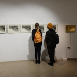 Toma Šlimaitė. Amžina kaita. Sausoji adata, neorganinis stiklas, garso įrašas, 2020. Ingridos Mockutės-Pocienės nuotr.