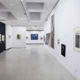 Parodos „Medžio raižinio efektas“ ekspozicijos fragmentas. Nerijaus Jankausko nuotr.