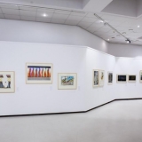 Parodos „Medžio raižinio efektas“ ekspozicijos fragmentas. Nerijaus Jankausko nuotr.