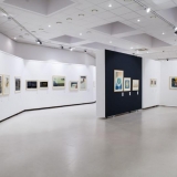 Parodos „Medžio raižinio efektas“ ekspozicijos fragmentas. Nerijaus Jankausko nuotr.