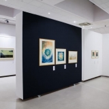 Parodos „Medžio raižinio efektas“ ekspozicijos fragmentas. Nerijaus Jankausko nuotr.