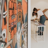 Parodos „Moterys mėnulyje“ pristatymas. Pavelo Ochrimenkos nuotr.