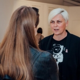 Parodos kuratorė Laima Kreivytė. Pavelo Ochrimenkos nuotr.