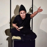 Scena iš spektaklio „Musė“. Fotodvelksmas.lt nuotr.