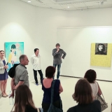 Ekskursija po Kinijos šiuolaikinio meno parodą. Donato Bielkausko nuotr.