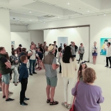 Ekskursija po Kinijos šiuolaikinio meno parodą. Donato Bielkausko nuotr.