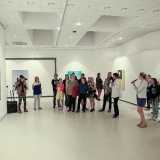 Ekskursija po Kinijos šiuolaikinio meno parodą. Donato Bielkausko nuotr.