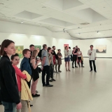 Ekskursija po Kinijos šiuolaikinio meno parodą. Donato Bielkausko nuotr.