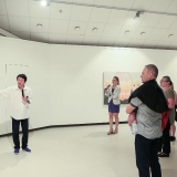 Ekskursija po Kinijos šiuolaikinio meno parodą. Donato Bielkausko nuotr.