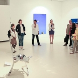 Ekskursija po Kinijos šiuolaikinio meno parodą. Donato Bielkausko nuotr.