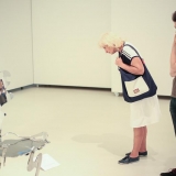 Ekskursija po Kinijos šiuolaikinio meno parodą. Donato Bielkausko nuotr.