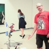 Ekskursija po Kinijos šiuolaikinio meno parodą. Donato Bielkausko nuotr.