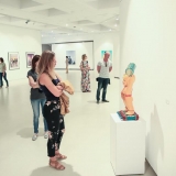 Ekskursija po Kinijos šiuolaikinio meno parodą. Donato Bielkausko nuotr.