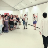 Ekskursija po Kinijos šiuolaikinio meno parodą. Donato Bielkausko nuotr.