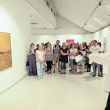 Ekskursija po Kinijos šiuolaikinio meno parodą. Donato Bielkausko nuotr.