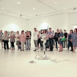 Ekskursija po Kinijos šiuolaikinio meno parodą. Donato Bielkausko nuotr.